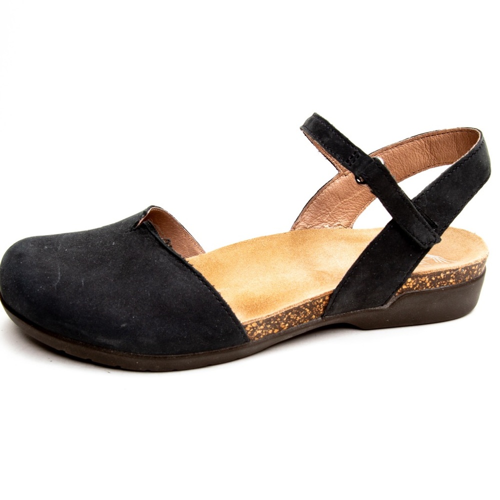 Dansko Scotchguard Women's Black Flats - Picture 5 of 8